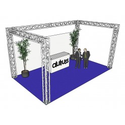 ALUTRUSS Truss set QUADLOCK 6082 U-Figure 7x4x3.5m (WxDxH)